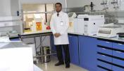 Quality Control Laboratory in Al Ain, Manager Mahmoud Al Rahman
