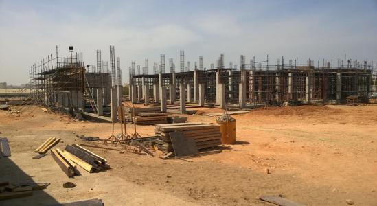 Oman PET Site unfinished construction, March 2015